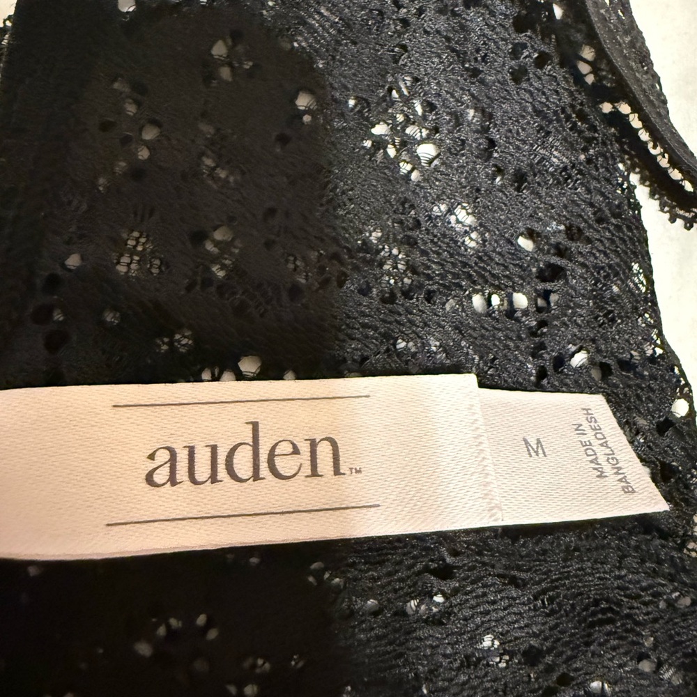 NWT Auden Lace Bikini Panty Set in Red and Black - Picture 4 of 10
